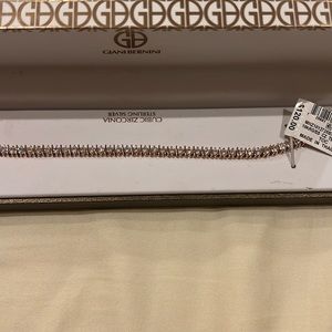 Rose gold tennis bracelet
